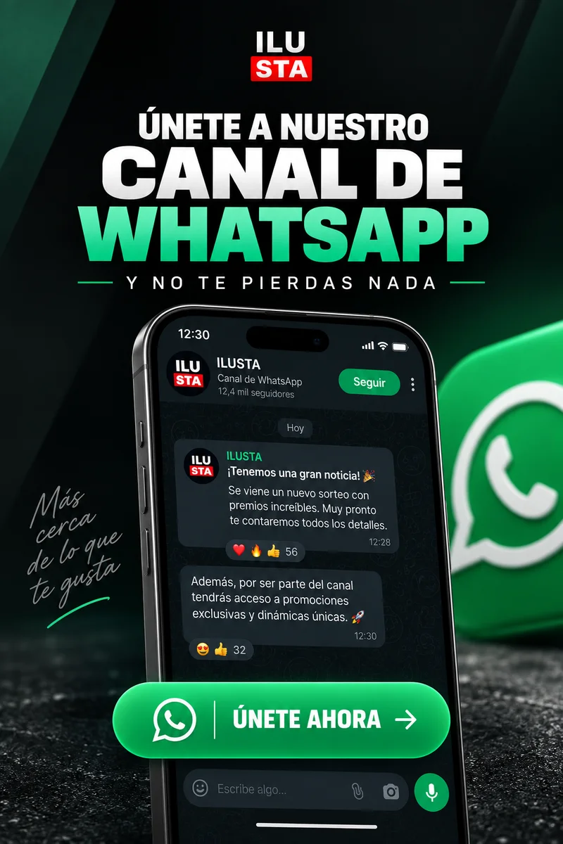 Únete al canal de WhatsApp de Ilusta